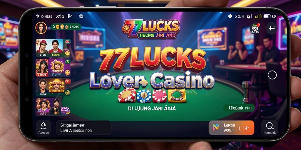 Gameplay Live Casino yang menarik dan interaktif di 77LUCKS.