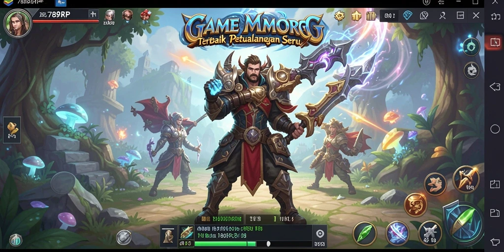 Tampilan gameplay MMORPG yang fantastis di 789RP.