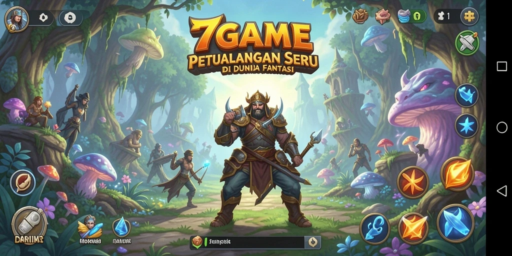 Gameplay dinamis dan penuh petualangan di 7GAME.