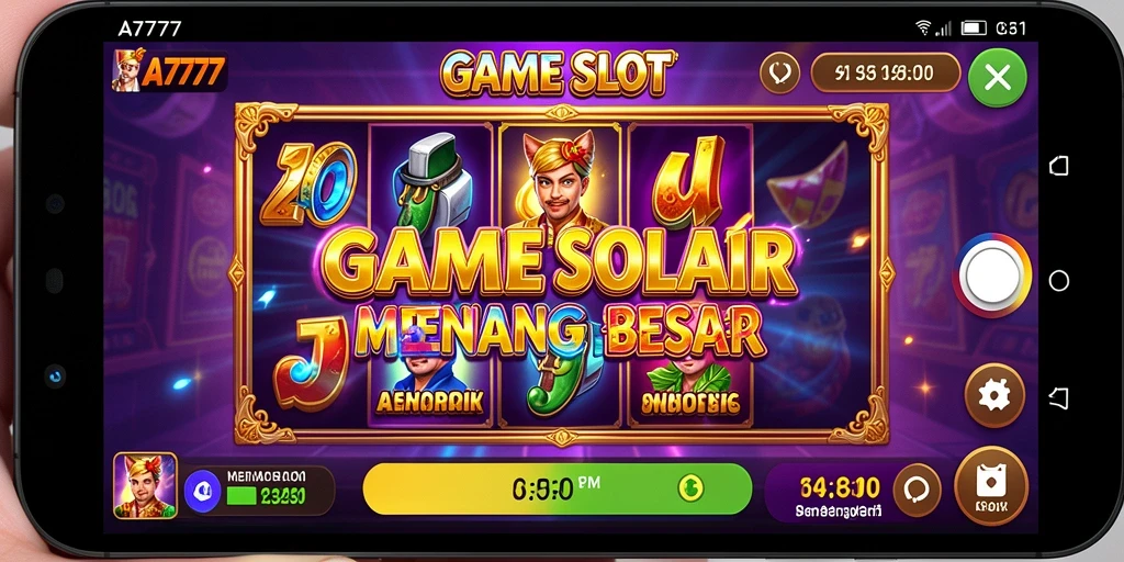 Tampilan utama A7777 dengan gameplay Slot yang seru dan inovatif.