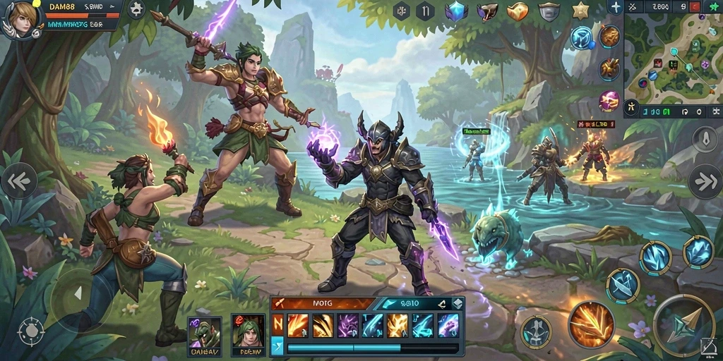 Gameplay menakjubkan di DAM88 dengan aksi seru dan interaksi antar pemain.