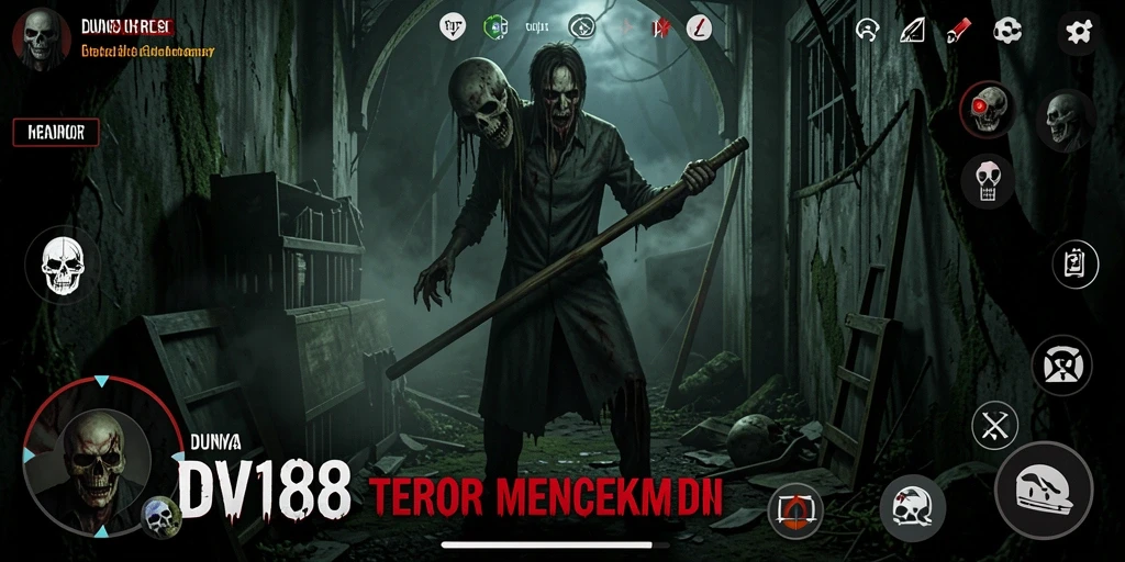 Screenshot gameplay DV188 menampilkan suasana mencekam dan aksi mendebarkan.