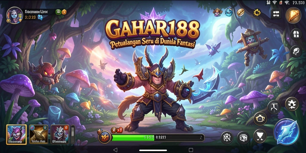 Tampilan gameplay yang menakjubkan di dunia petualangan GAHAR188.