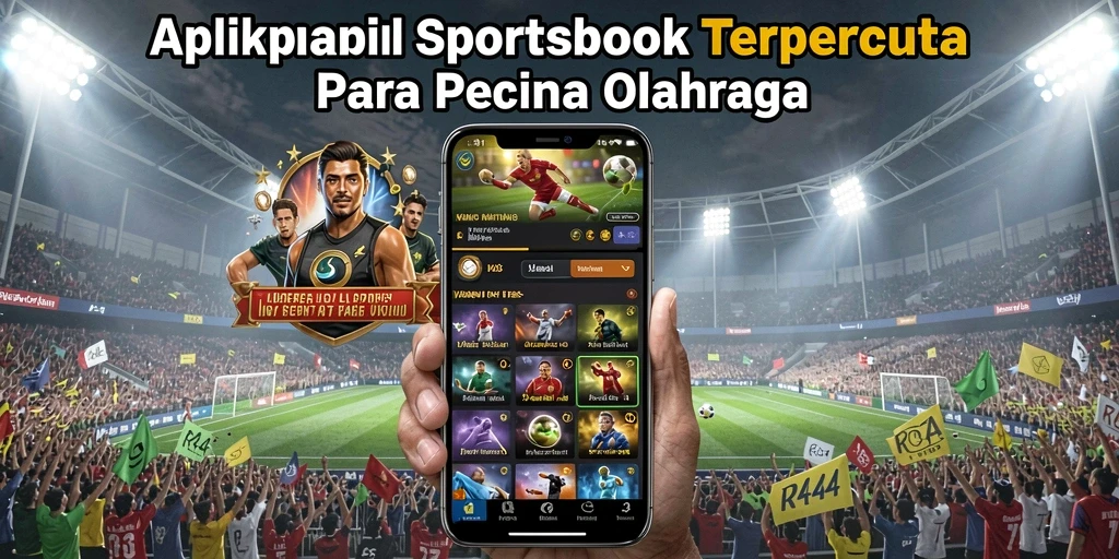 Menampilkan tampilan gameplay taruhan olahraga yang interaktif.