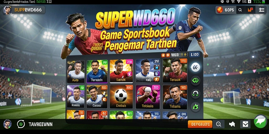 Tampilan gameplay Sportsbook yang menarik dan interaktif.
