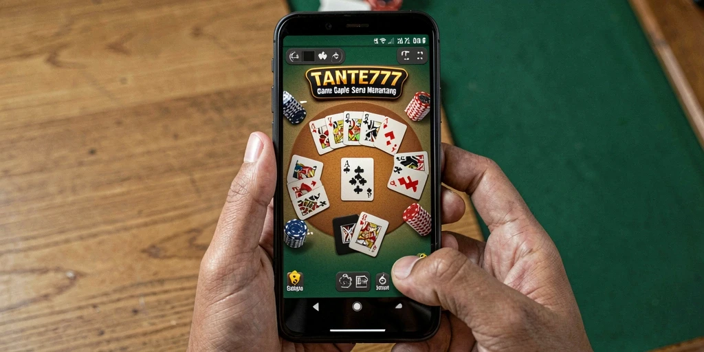 Screenshot gameplay TANTE777 menampilkan momen seru bermain Gaple.