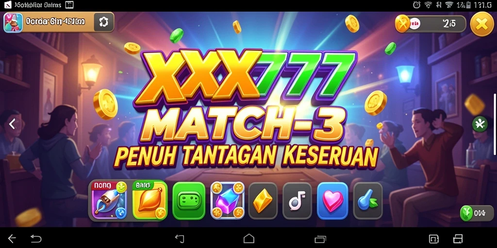 Tampilan gameplay XXX777 yang menarik dan penuh warna.